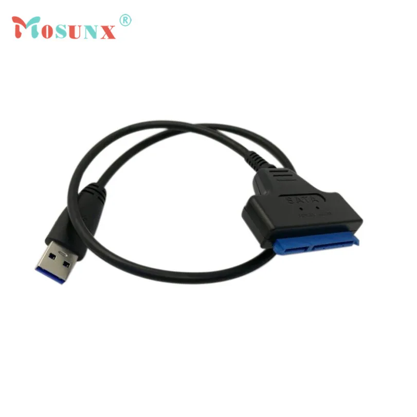 MOSUNX HDD кабель 25-55 см супер скорость USB 3 0 для SATA 22 Pin 2 5 дюймов драйвер жесткого диска