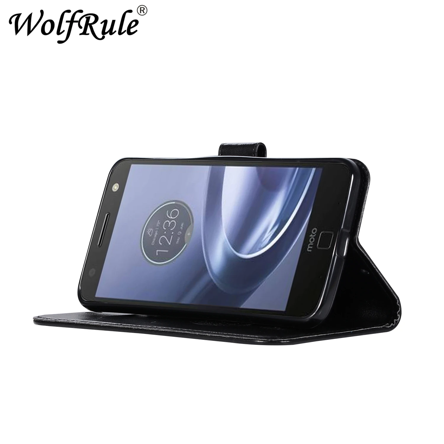 Чехол WolfRule для Motorola MOTO Z Force кожаный чехол-книжка чехол-кошелек | Мобильные