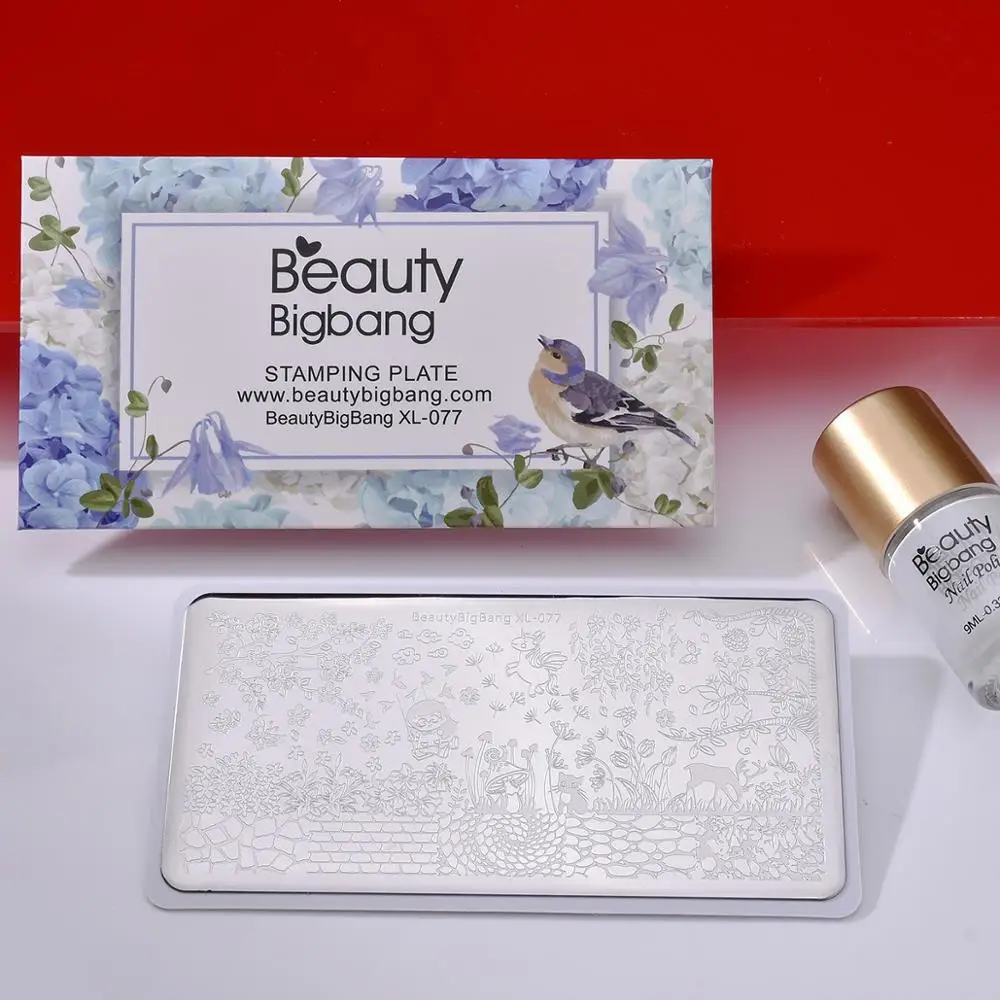 Beautybigbang штамповочные пластины 6*12 см Одуванчик трава стена милое изображение