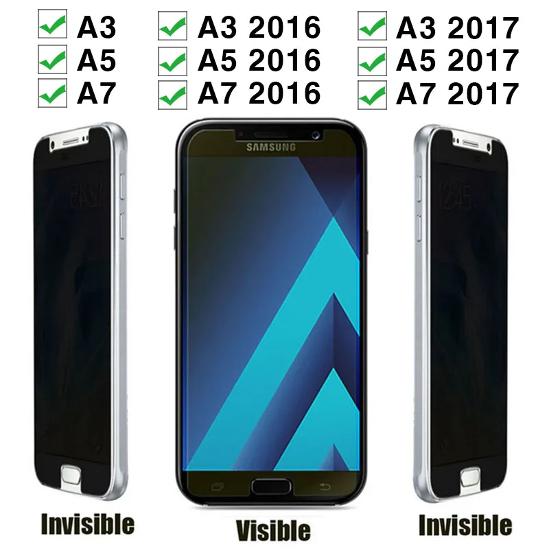 Protective Glass For Samsung A5 2017 2016 A3 A7 A 3 5 7 Tempered Glas Privacy Screen Protector On Galaxy 3a 5a 7a A52017 Film 9h | Мобильные