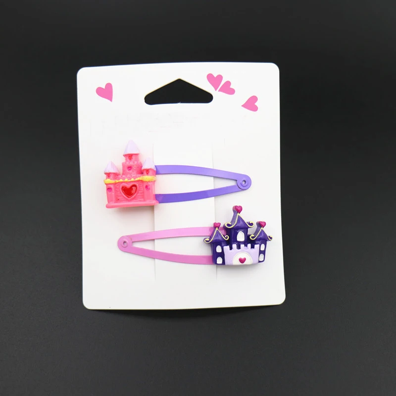 5cmBB clip bangs ice cream carousel princess hairpin jewelry children girl baby hair accessories holiday gift headdress | Детская одежда