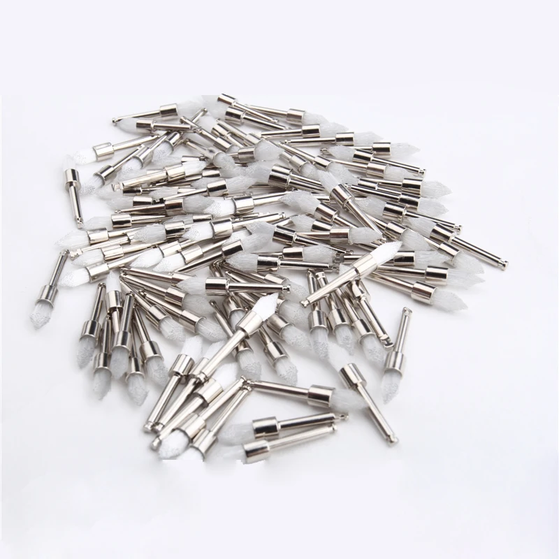 100 шт. Стоматологическая новая Коническая щетка стоматологическая острая