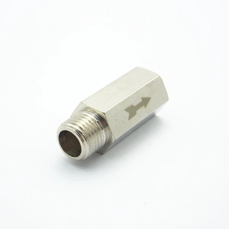 3/8 &quotBSP Male x 3/8&quot BSP Женский латунный обратный клапан с резьбой односторонний для