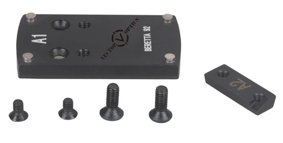 Базовая пластина Vector Optics Beretta 92 для пистолетного ружья прицел с красной точкой