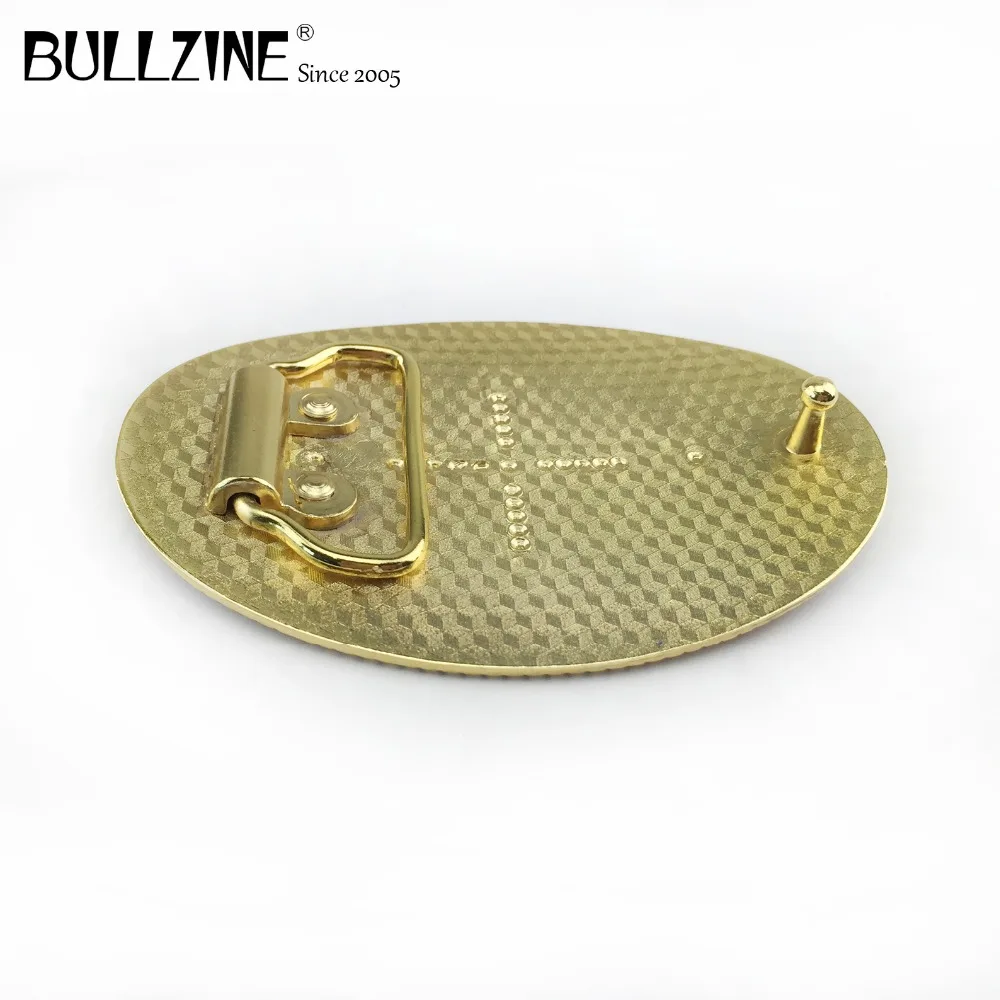 Bullzine zinc alloy Western flower cowboy jeans gift belt buckle with gold finish FP-02590-3 drop shipping | Дом и сад