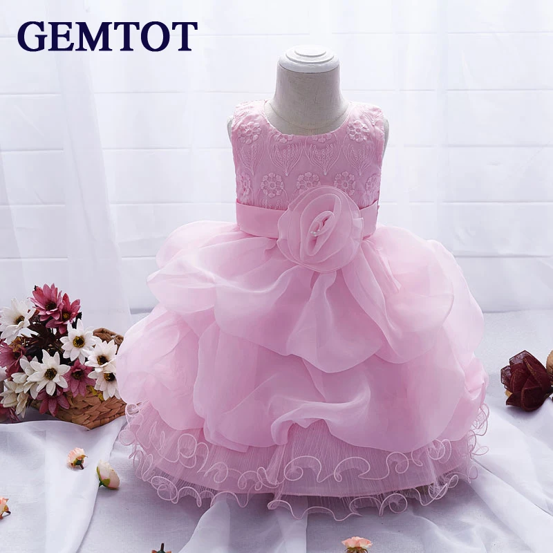 Кружевное платье для девочек с цветочным узором без рукавов k1 2017 | Детская одежда
