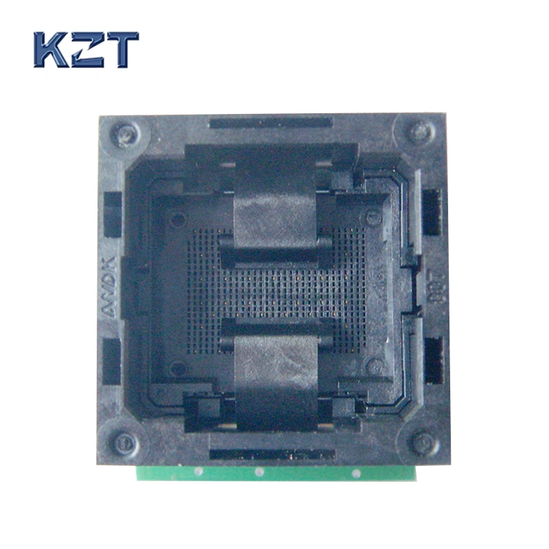 

Flash Programmer Adapter LGA52 TO DIP48 IC Test Socket With Board Burn in Socket Open Top Structure LGA52 Programming Socket