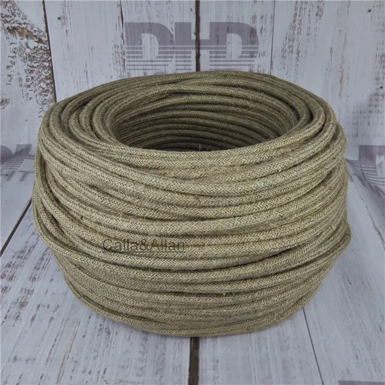 3x0 75 винтажный текстильный кабель Плетеный Электрический провод Подвесная лампа