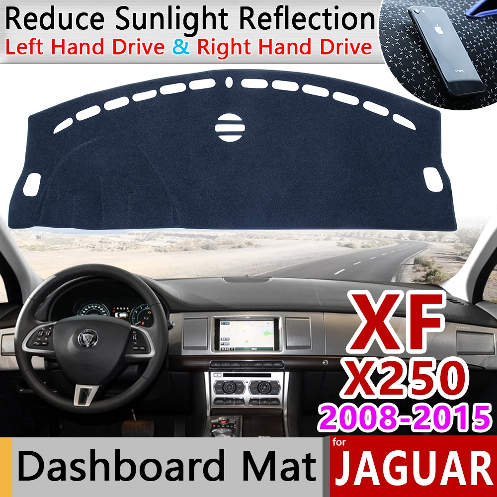 Для Jaguar XF 2008 2015 X250 Противоскользящий коврик на приборную панель Зонт приборной