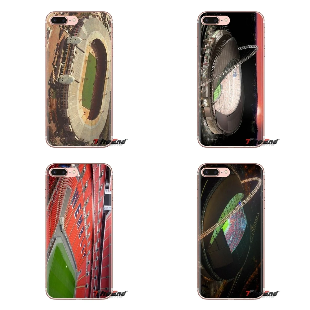 Wembley Football Stadium England Transparent Soft TPU Case For iPod Touch Apple iPhone 4 4S 5 5S SE 5C 6 6S 7 8 X XR XS Plus MAX |