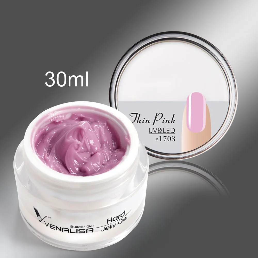 1703M 30ml 30 мл новейшая скульптура, липкая дрель, удлиняющий гель CANNI, 24 цвета, защитный чехол, розовый, замачиваемый, светодиодный, толстый, желеобразный полигель для ногтей - Цвет: 1703M 30ml