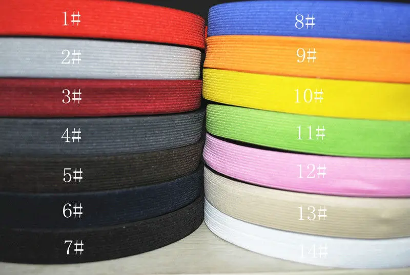 Плетеный эластичный шнур 3/4 ''(20 мм) 30 метров. Эластичная лента. Цветной