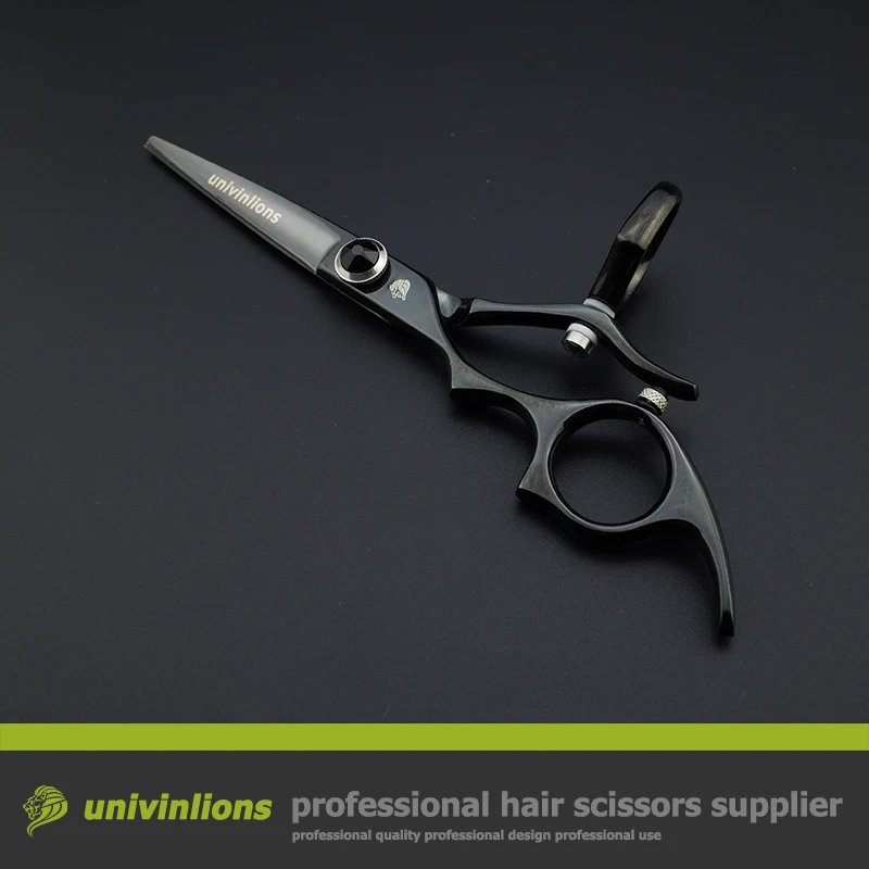 Ножницы Парикмахерские с левым шарниром и вращением на палец 5 дюйма|barber