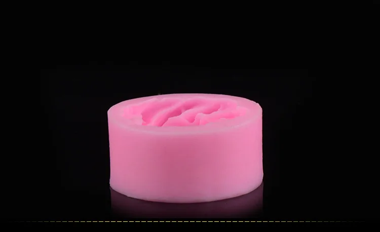 1 шт. 3D розы Форма для выпечки тортов Силиконовая Круглая Цветочная форма помадки