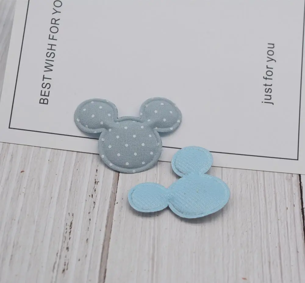 50 шт./лот искусственная аппликация на оде заостренный Микки Корона и голова