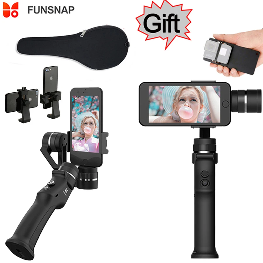 Захват funsnap 3 осевая ручка для телефона карданный стабилизатор steadicam смартфона