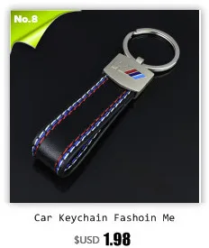 Car Keychain Gear Shift Knob Type Car Modified Key Ring Auto Metal Key Chain car-styling Red Yellow Silver Blue Black