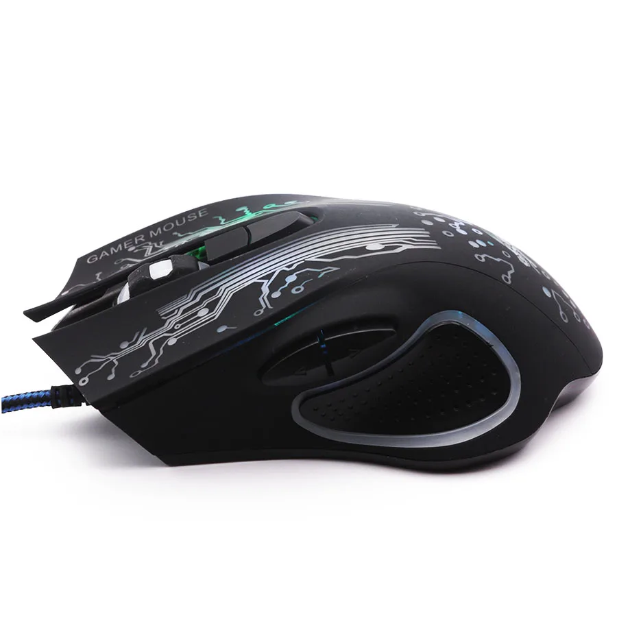 FASTDISK игровая мышь 6 кнопок профессиональная компьютерная для ПК и ноутбука