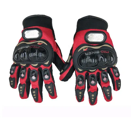 Красный Pro-Biker сенсорный экран moto rcycle перчатки Luva moto queiro Guantes moto cicleta Luvas de moto Велоспорт moto крест перчатки Ганц - Цвет: Красный