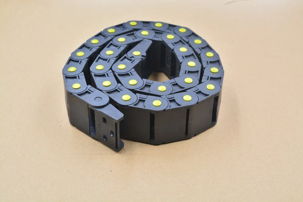 

Transmission Chains 25x38, 50, 57mm 1M Full closed towing chain Oblique joint Plastic Towline Cable Drag Chain For 3D printer