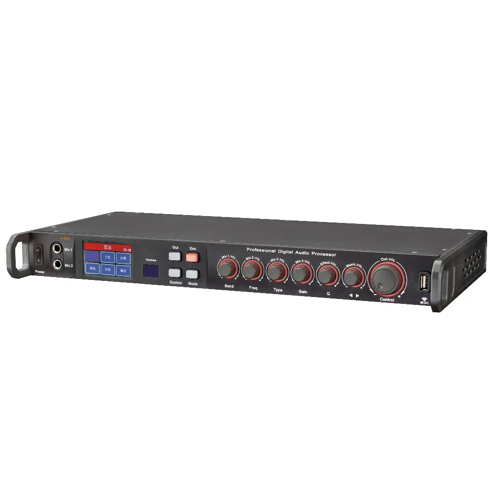 Leicozic K5210 Профессиональный цифровой аудио процессор сенсорный экран с программным управлением/Wifi/USB цифровой процессор DSP