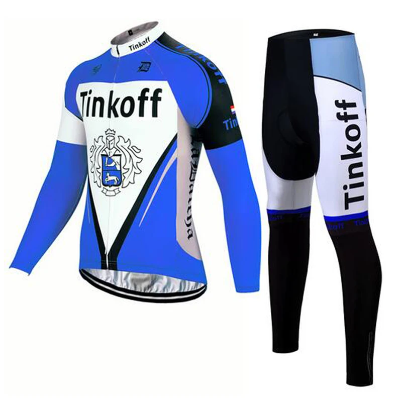 

Factory Direct!!! 2018 Autumn Outdoor Sportswear Pro Team Tinkoff Long Sleeve Cycling Jersey MTB Bike Clothes Maillot Ciclismo