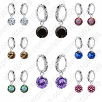 fashion accessories custom wholesale fashional earring for women 925 sterling silver jewelry cubic zirconia cz earings