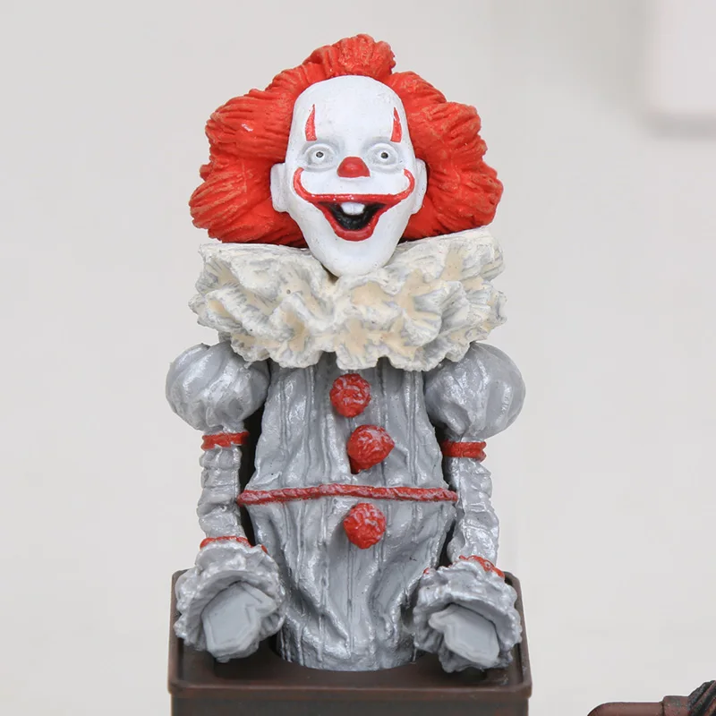 NECA Horror Stephen King's Movie It pennywise фигурка Джокер клоун Классическая канализационная сцена модель ПВХ фигурка коллекционная игрушка