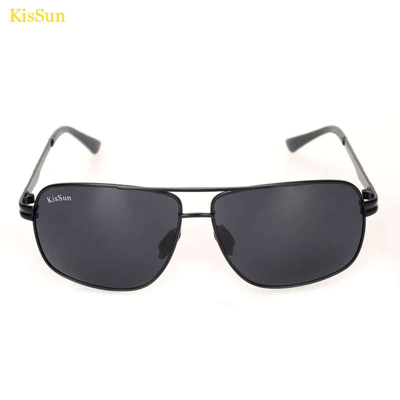 145 мм крутые ретро очки Мужские квадратные Черные Серые оттенки поляризованные