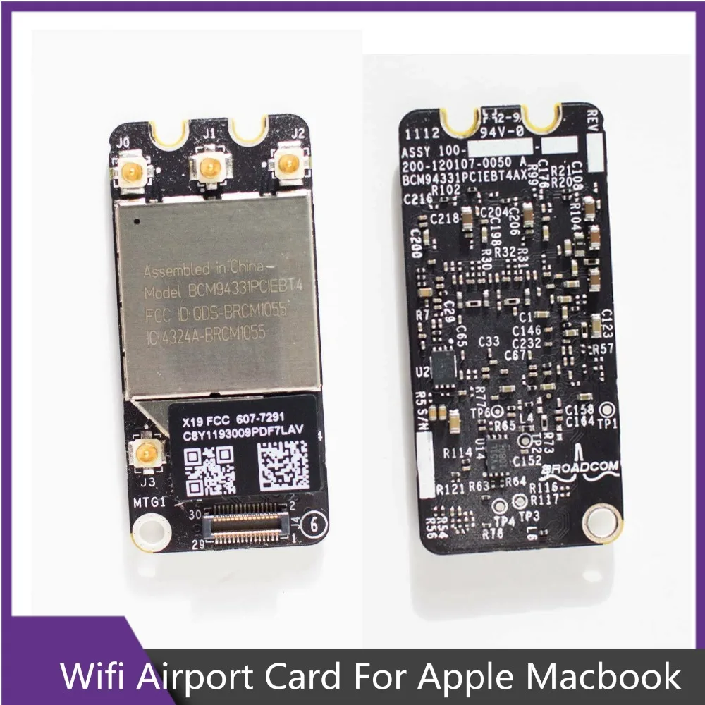 Карта BCM94331PCIEBT4CAX Bluetooth 4 0 Wi Fi для Macbook Pro A1278 A1286 A1297 2011 2012 год|Компьютерные кабели и