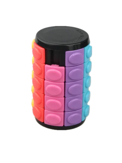 Color Magic Tower Cube Educational 3/5/7 Layer Creative Sliding 3D Puzzle Toy Antistress Toys for Children - Цвет: Type C
