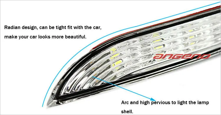 Новые KIA 2 ультра яркие 9 DRL лампы из светодиодов светодиодными фарами дневного