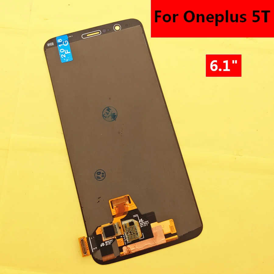 Для Oneplus 5 A5000 ЖК дисплей Дисплей + кодирующий преобразователь сенсорного экрана в
