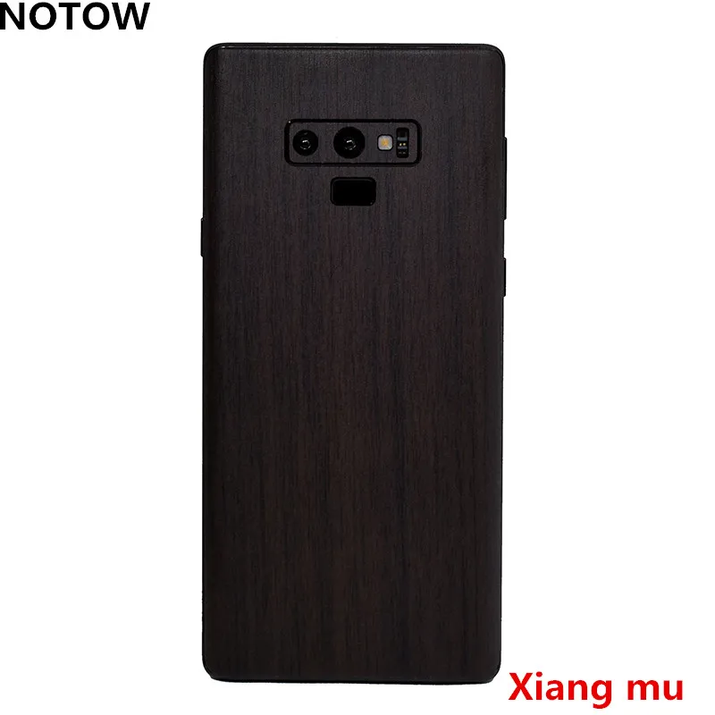 xiang mu NOTOW роскошный деревянный чехол для телефона, Защитная пленка для задней панели, наклейка для samsung Note9/Note 8/s8/s8+/s9/s9plus - Цвет: xiang mu
