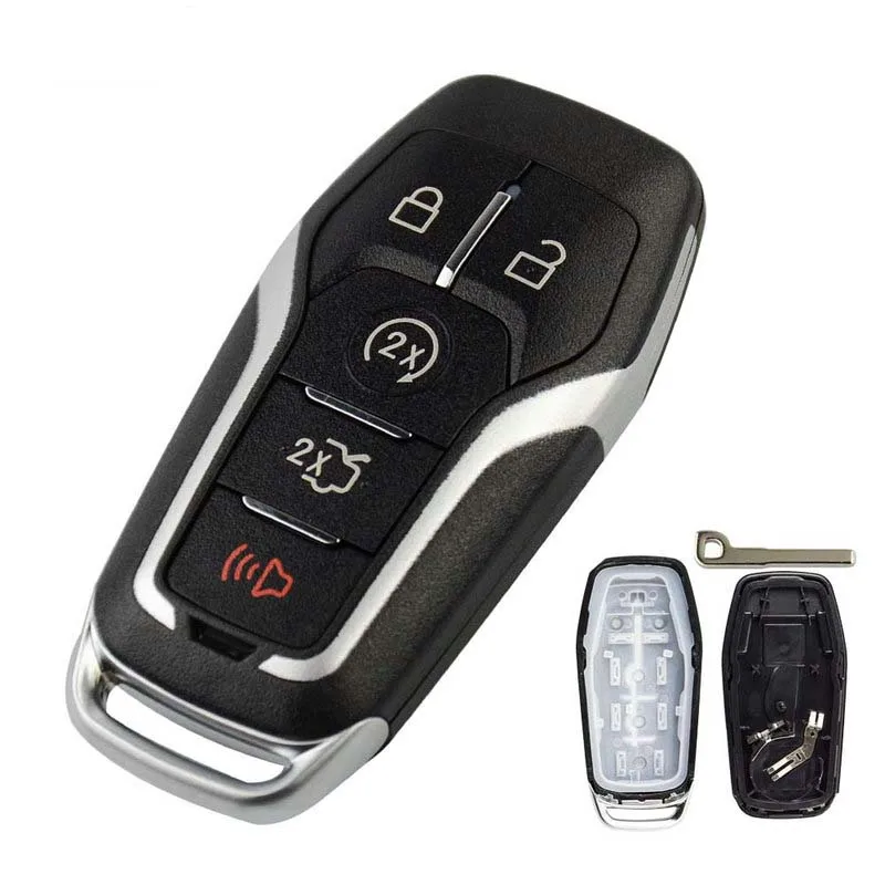 OkeyTech 3 кнопки Замена дистанционного автомобиля чехол ключ для Fob для Ford Mondeo edge S-Max Galaxy- с Uncut Blade