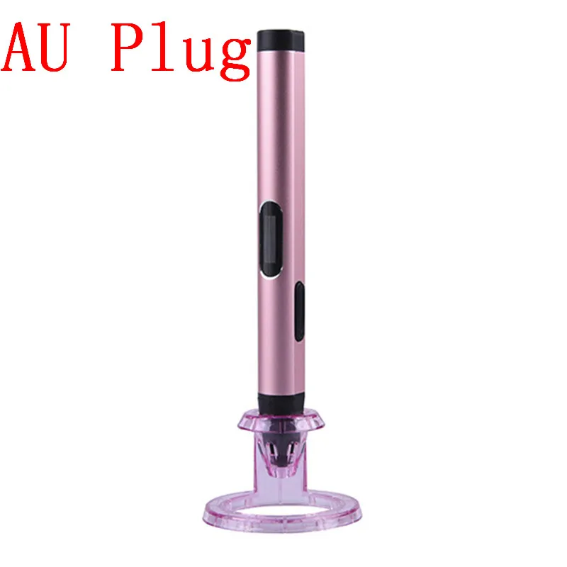 Высокое качество 3D печать pen1.75mm ABS/PLA Smart 3D рисунок пером перо+ нити+ адаптер творческий подарок для дети Дизайн живопись - Цвет: pink
