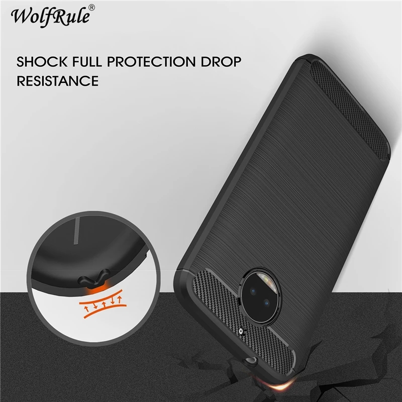 

WolfRule sFor Case Moto G5S Plus Cover Shockproof Silicon Brushed Style Case For Moto G5S Plus Case For Motorola Moto G5S Plus