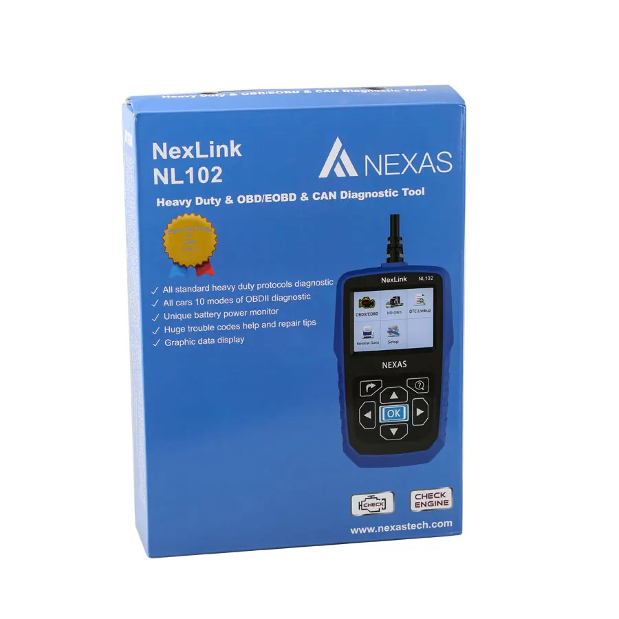 NexLink NL102 Heavy Duty и OBD/EOBD + CAN диагностический инструмент | Автомобили мотоциклы