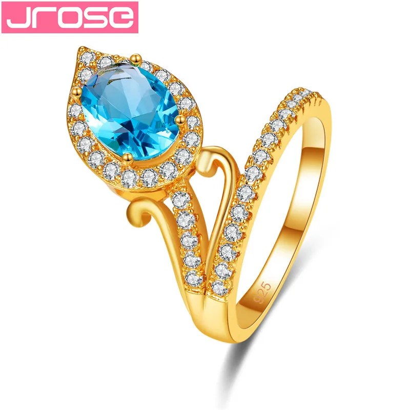 JROSE 2019 новые модные обручальные кольца для женщин серебро 925 ювелирные изделия