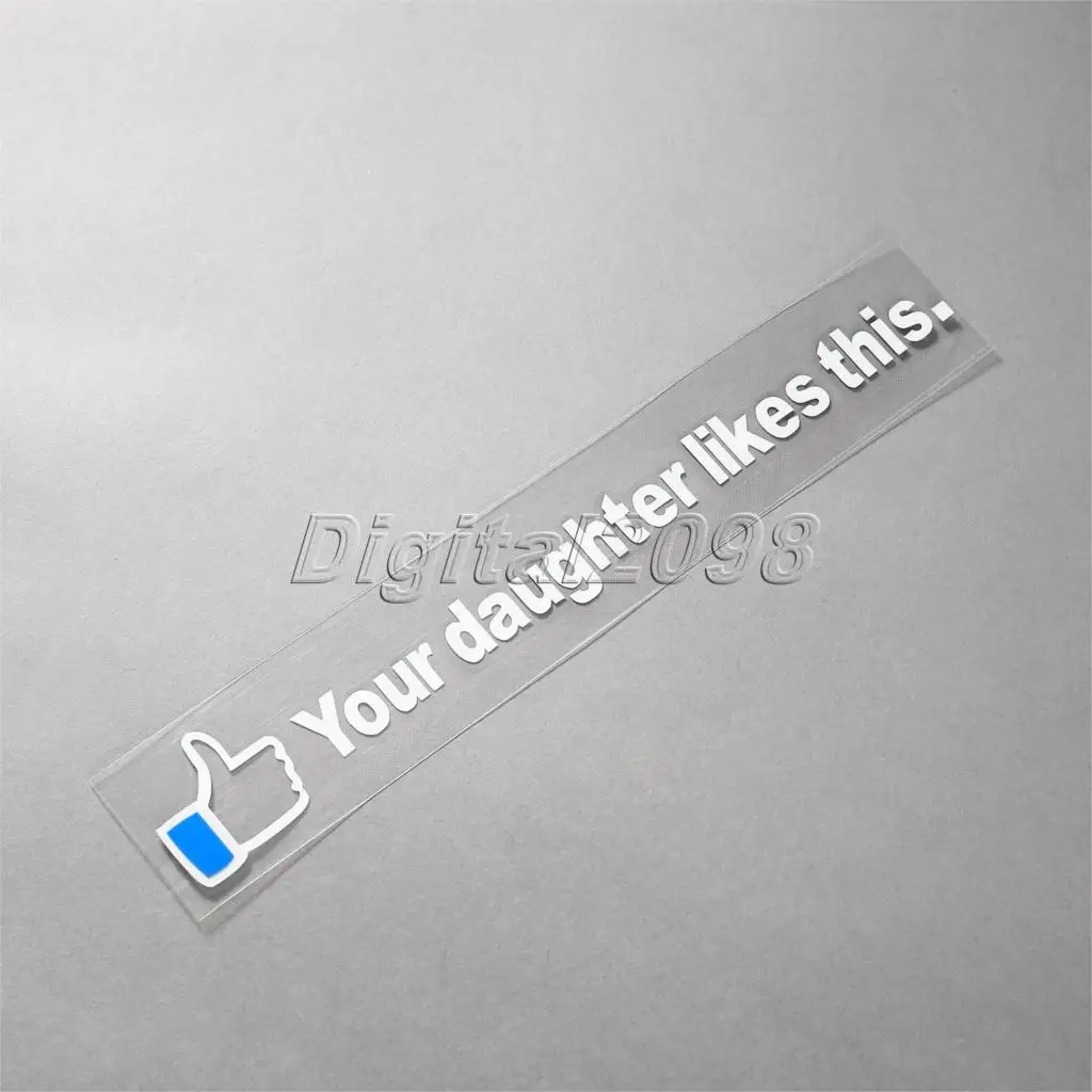 Yetaha водонепроницаемый Стайлинг автомобиля 3D углеродный ваша дочь как этот