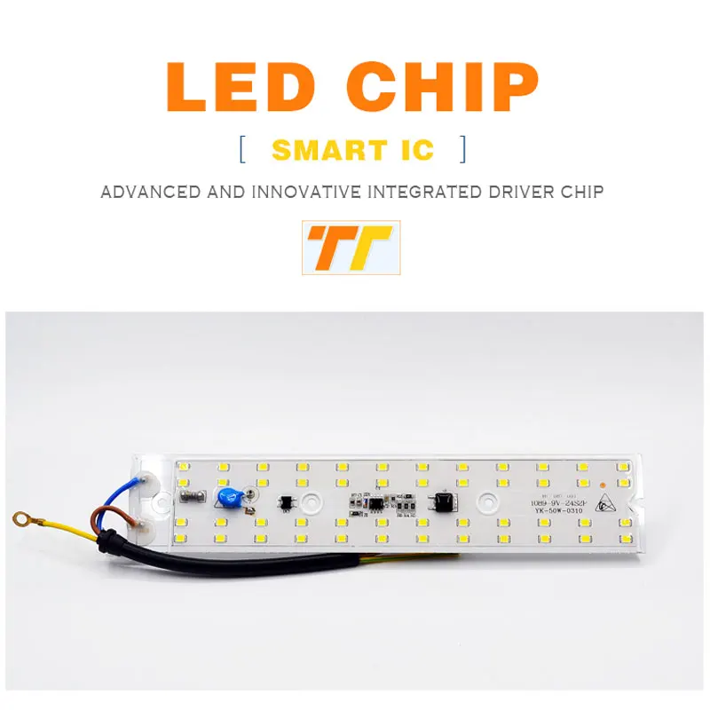 Новый смарт IC SMD светодиодный светильник 220 в 230 В 50 Вт чип для наружного