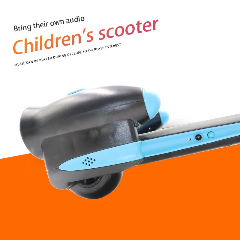 Дети скутер скейтборд 3 колеса удар с ручкой подставкой распыления воды вспышки