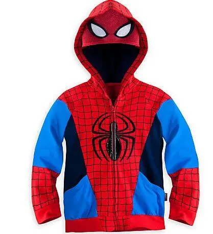 spider-man Розничная новинка детский комплект одежды для маленьких мальчиков с супергероями(«Мстители» Капитан Америка) толстовка для мальчиков+ штаны детский спортивный костюм - Цвет: spider-man