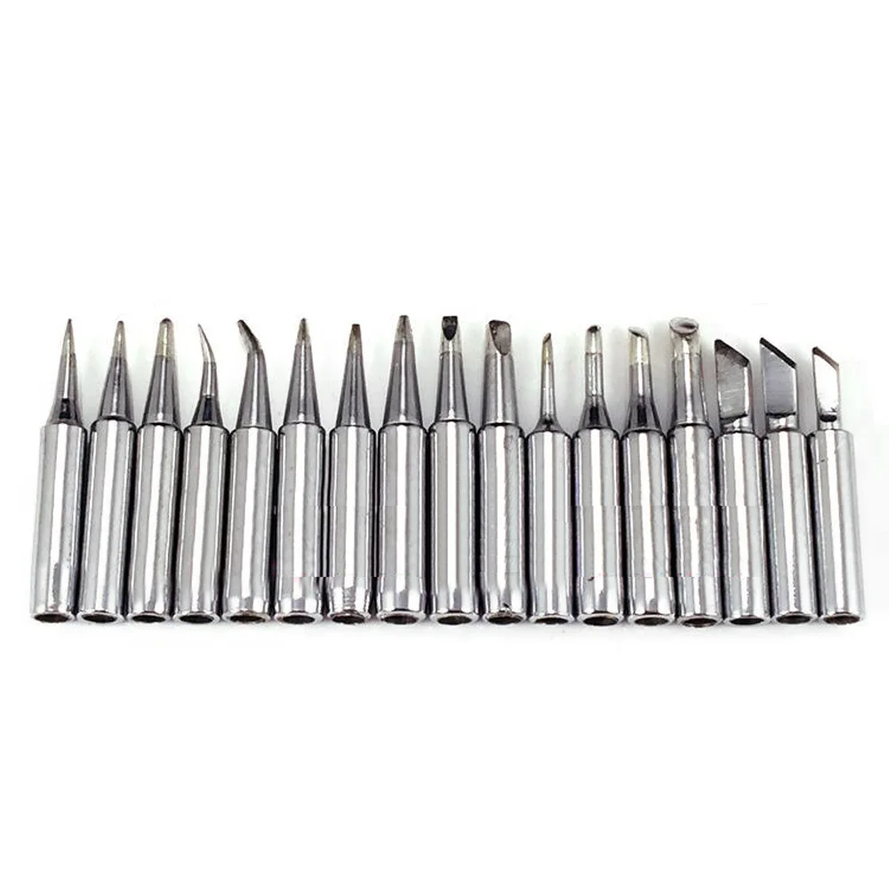 

17Pcs Soldering Iron Tips Lead-Free Accessories 900M-T Station SetKit Durable