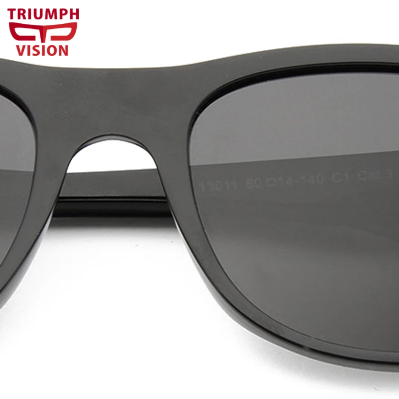 Мужские солнцезащитные очки TRIUMPH VISION черные с защитой от ультрафиолета