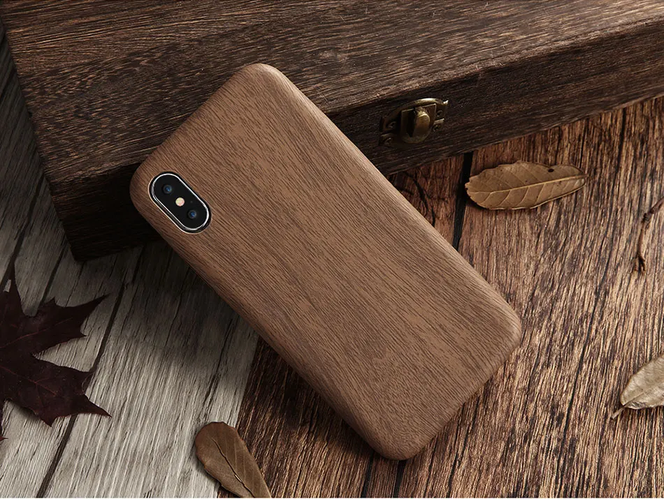 Чехол KISS роскошный деревянный чехол s для iPhone 8 7 Plus чехол Мягкая деревянная задняя крышка для iPhone 7 6 6s 5S X XS MAX XR чехол для телефона сумка Capa