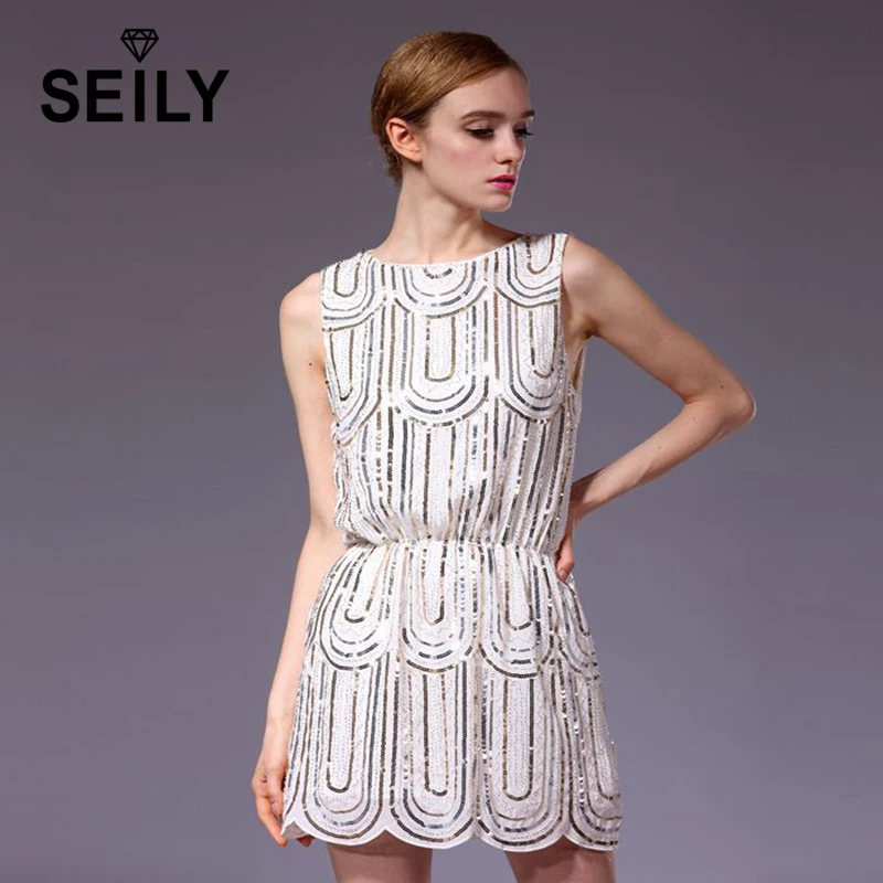 Summer пайетки Dress короткое мини платье женское бэйбидол пляжное летние женские