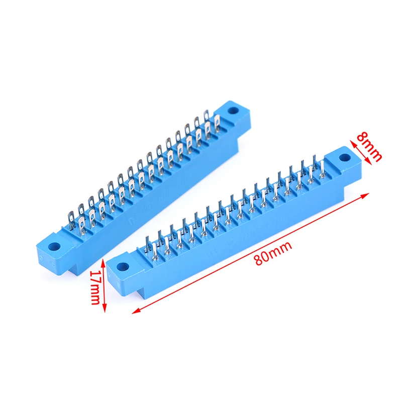 HUXUAN 3 96 Позолоченный разъем для платы PCB двухрядный пайки 2x10 2x15 2x18 2x22