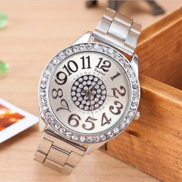 Minhin Европейский Лидер продаж кварцевые часы тенденция стали браслет наручные