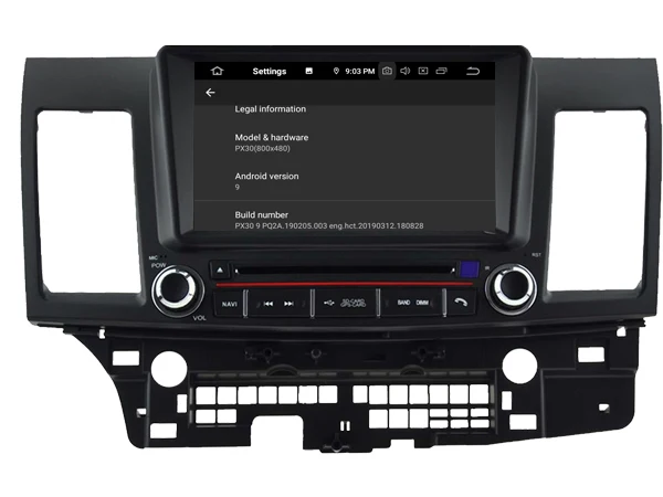 Четырехъядерный Android 9 0 автомобильный dvd плеер для MITSUBISHI LANCER аудио мультимедиа gps